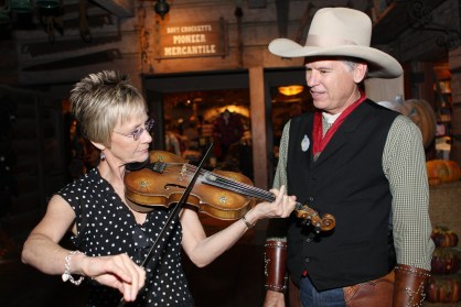 Fiddling with Farley at Disneyland
