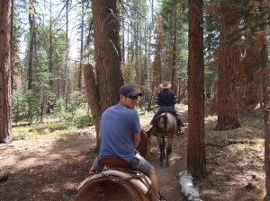 Horse-back trail riding--Dr. Ngo says he loves to travel!