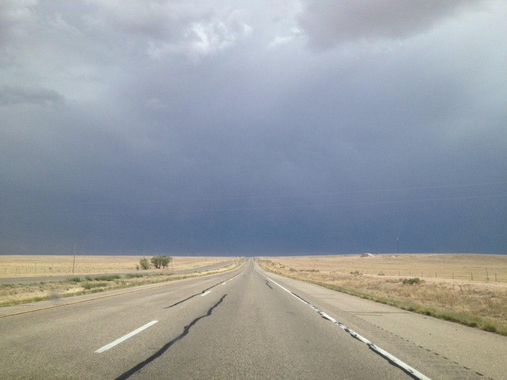 A photo I snapped: a view of one of the many summer storms that rips across the middle of the country every year...