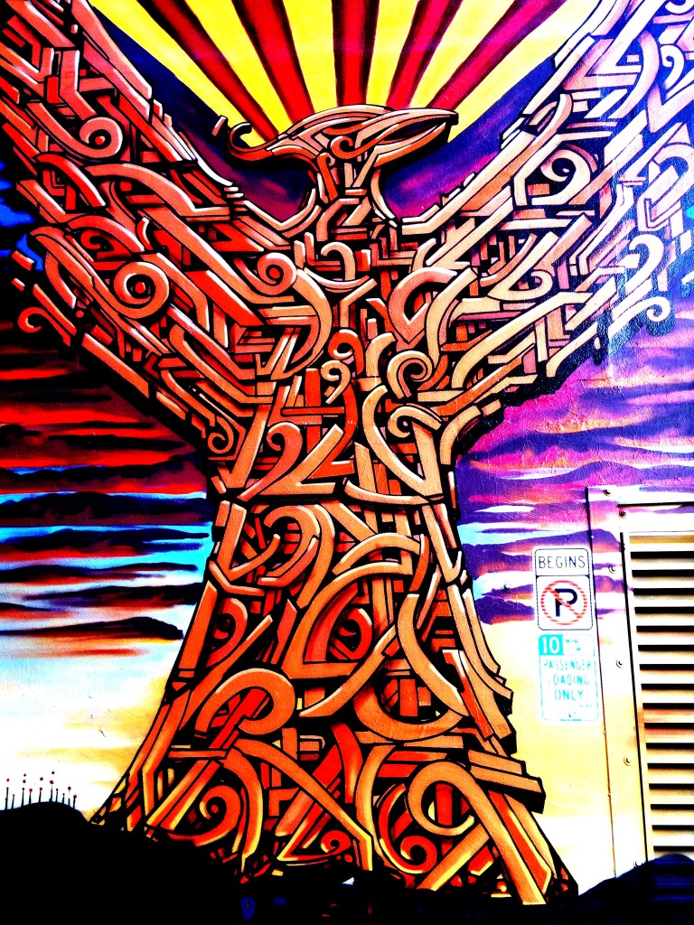 "Wall art in Phoenix."