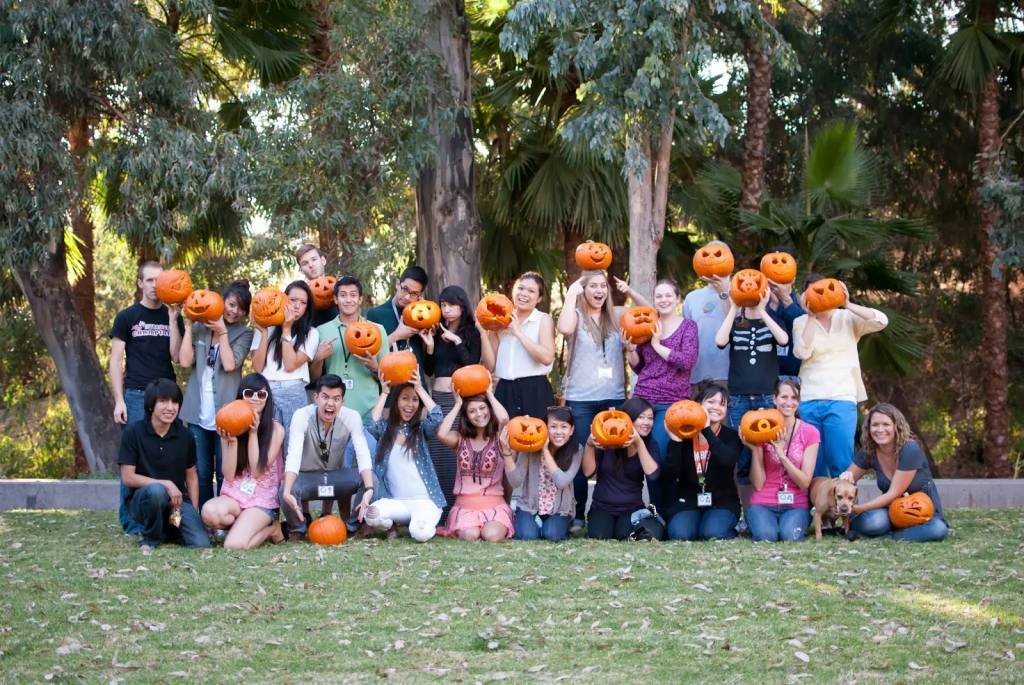 "The pumpkin carving competition was intense this year (like camping), and some of our inner nerd really shined through."