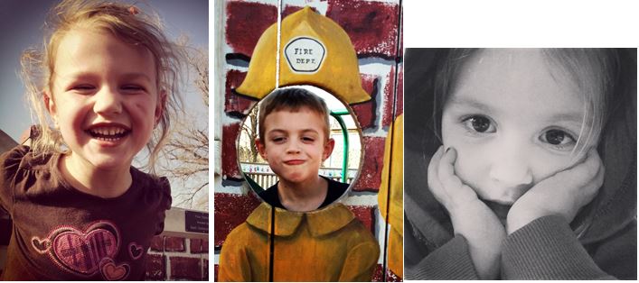 "Let me introduce to you, quite possibly, the most amazing 3 kids I’ve ever had the pleasure of meeting. Miss Lexie, on the left. Master Asher is in the middle, and Miss Ellis is on the right."